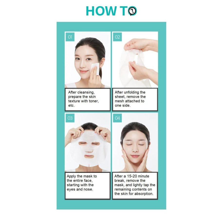 A'pieu Madecassoside Gauze Mask how to