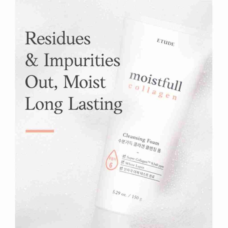 Etude Moistfull Collagen Cleansing Foam