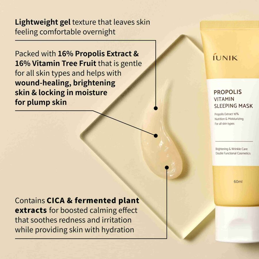 iUNIK Propolis Vitamin Sleeping Mask
