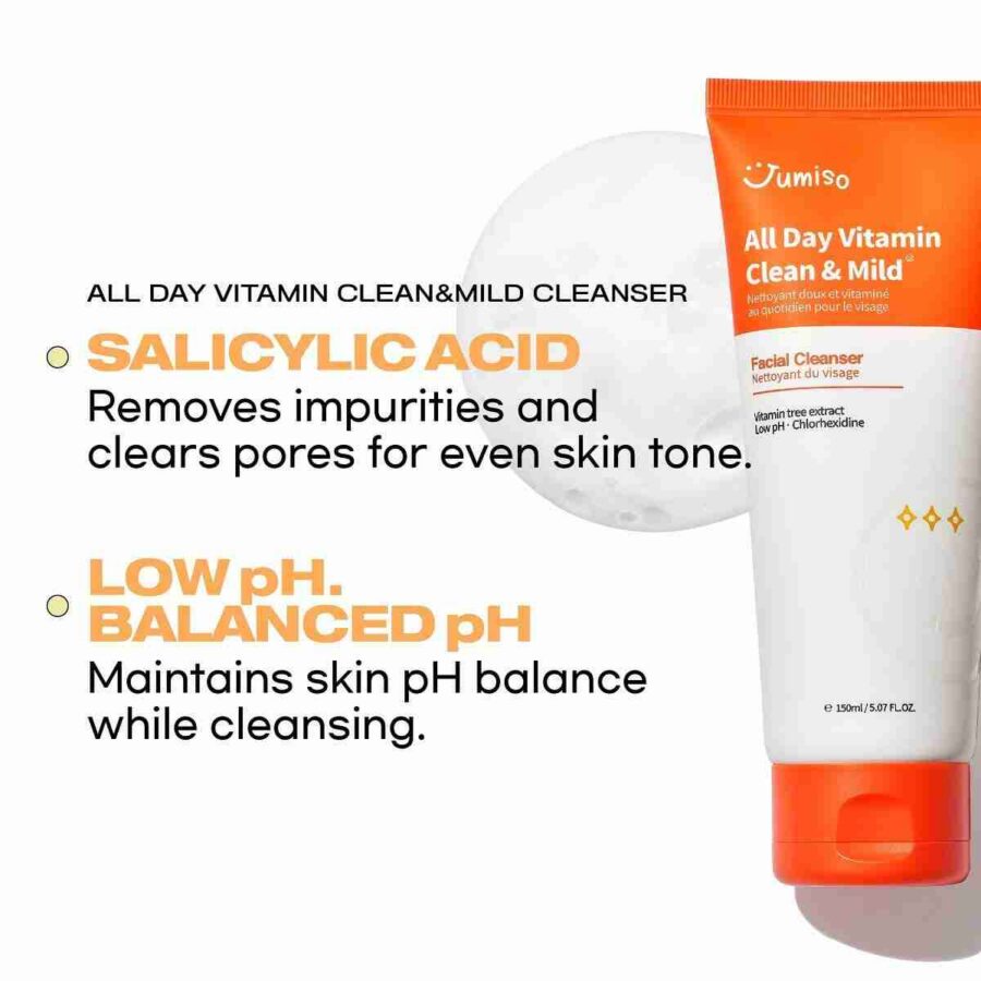 Jumiso All Day Vitamin Clean & Mild Facial Cleanser