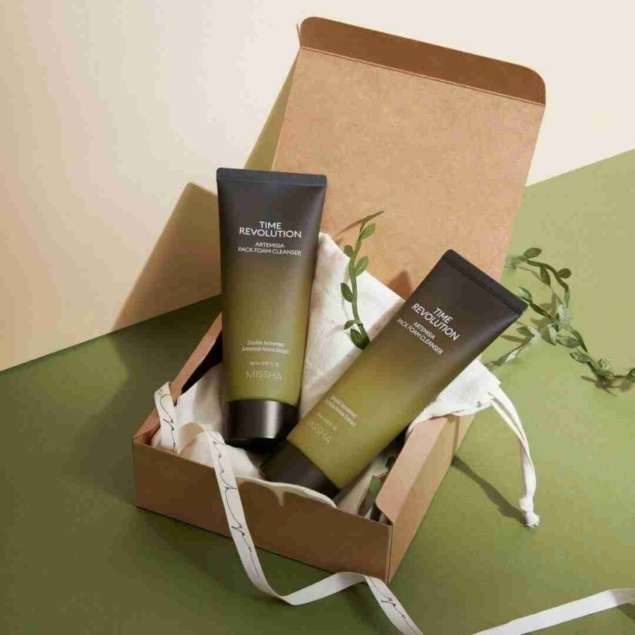 Missha Time Revolution Artemisia Pack Foam Cleanser