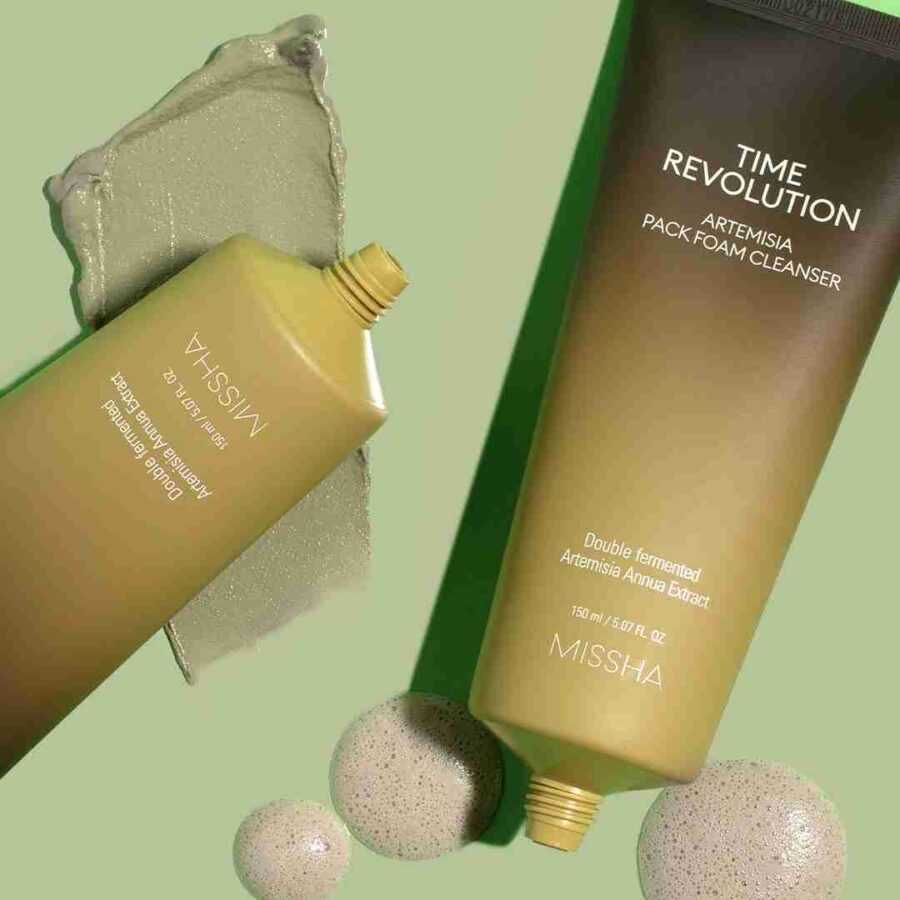 Missha Time Revolution Artemisia Pack Foam Cleanser