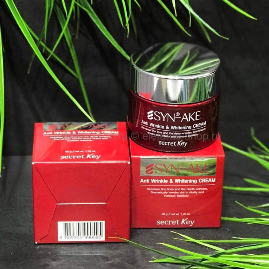 Secret Key SYN-AKE Anti Wrinkle&Whitening Cream