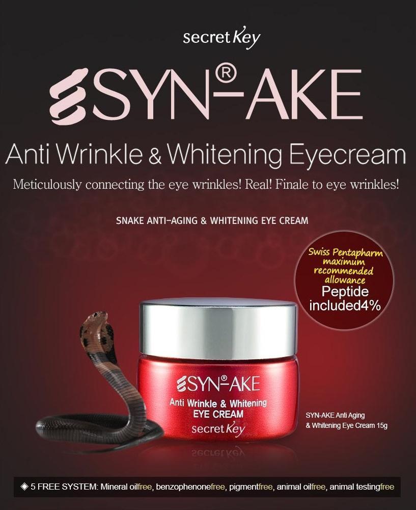 Secret Key SYN-AKE Anti Wrinkle & Whitening Eye Cream