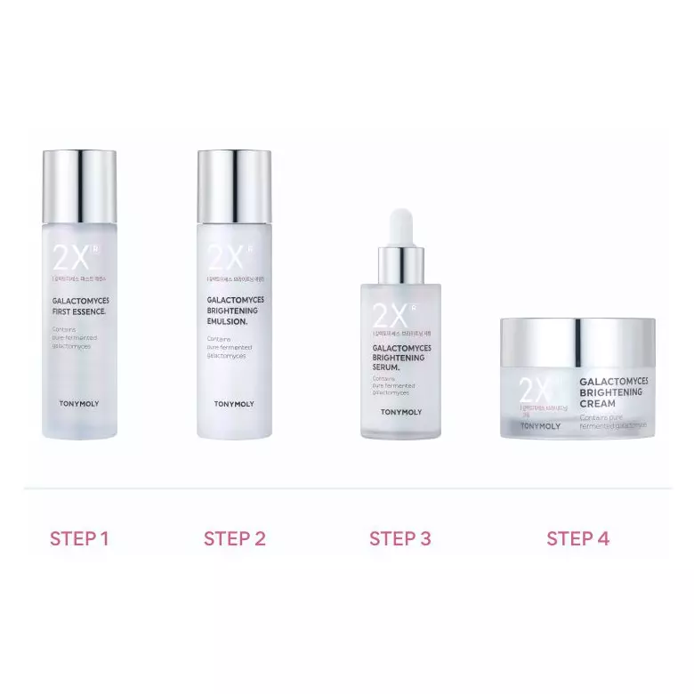 Tonymoly 2XR Galactomyces Brightening Routine