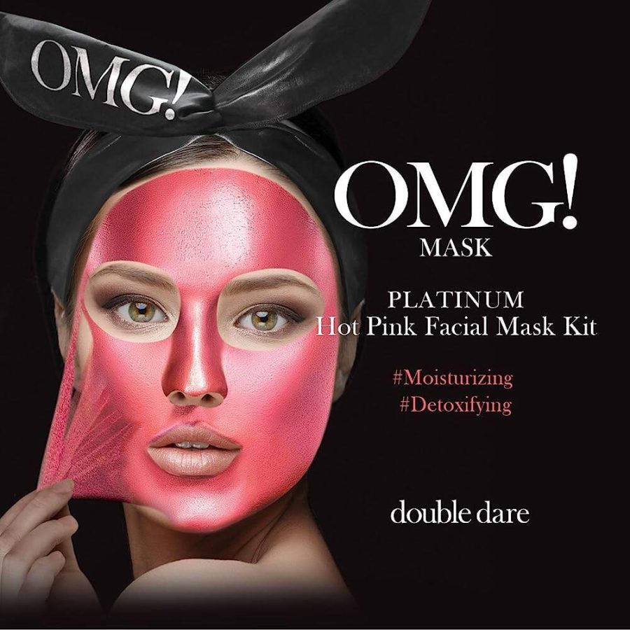 double dare OMG! Platinum Hot Pink Facial Mask Kit
