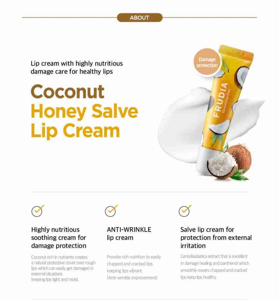 Frudia Coconut Honey Salve Lip Cream