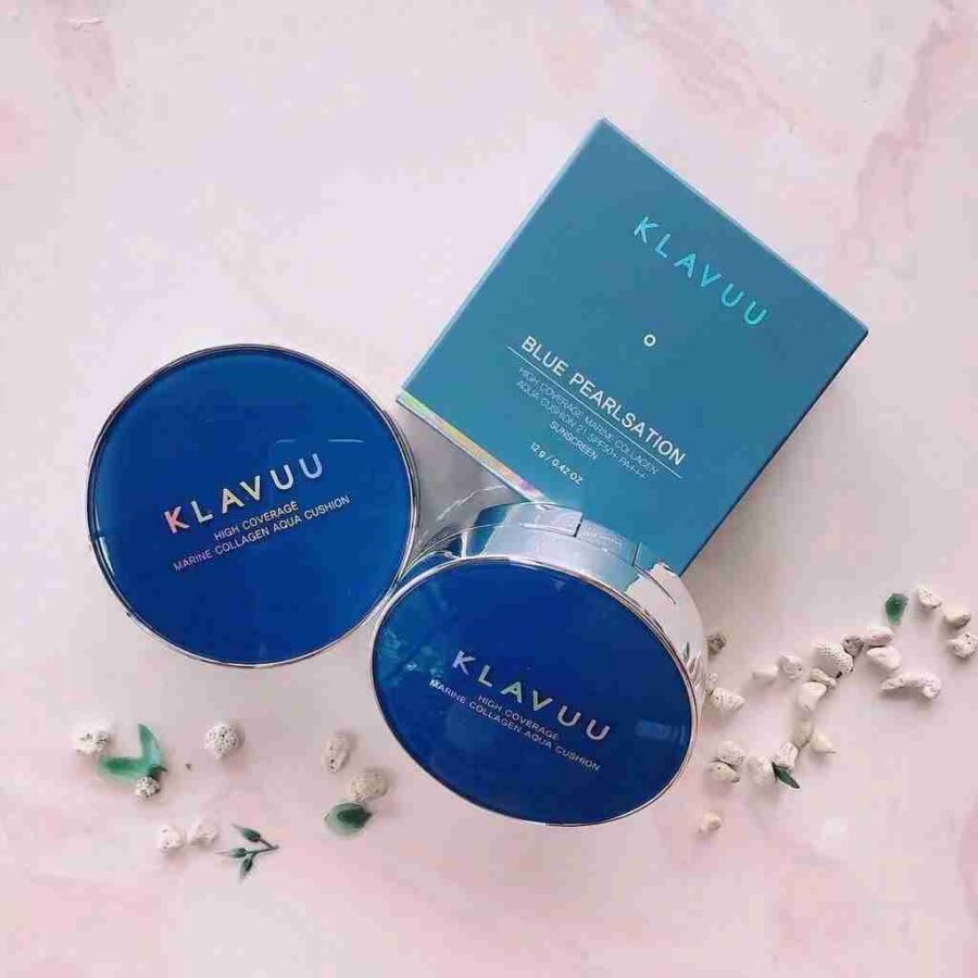 KLAVUU Blue Pearlsation High Coverage Marine Collagen Aqua Cushion #21