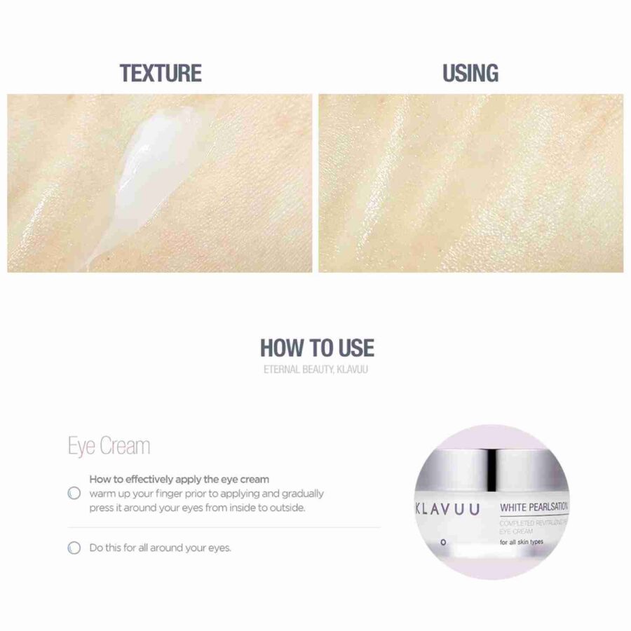 Klavuu White Pearlsation Completed Revitalizing Pearl Eye Cream