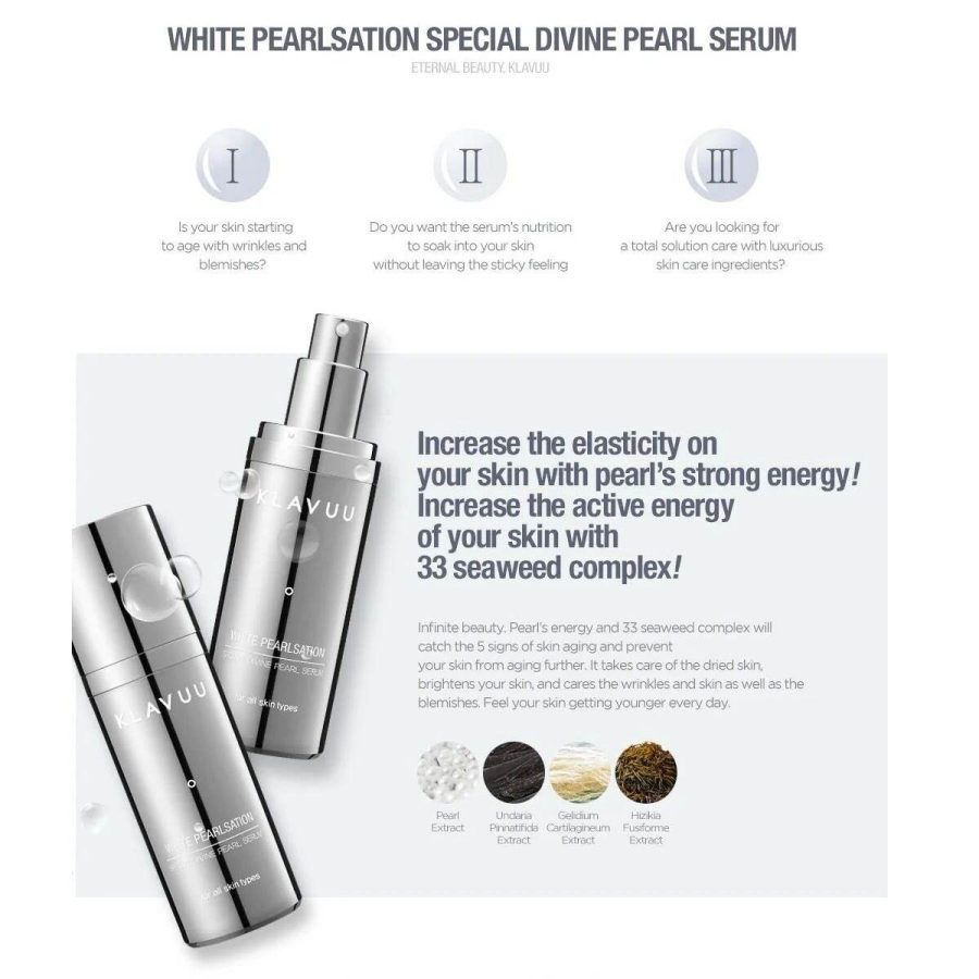 Klavuu White Pearlsation Special Divine Pearl Serum