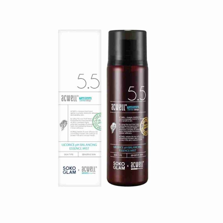 Acwell Licorice pH Balancing Essence Mist 100 ml für strahlende, ausgeglichene Haut