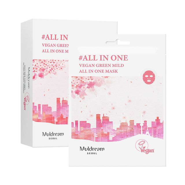 Muldream Vegan Green Mild All in One Mask