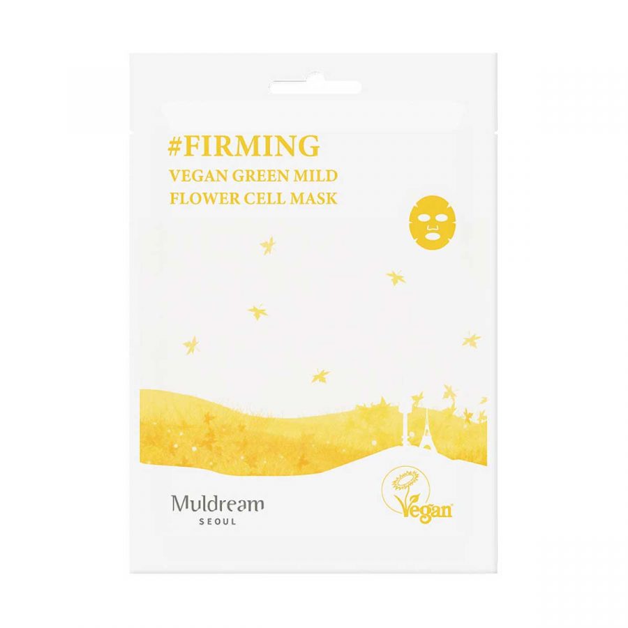 Muldream Vegan Green Mild Flower Cell Mask