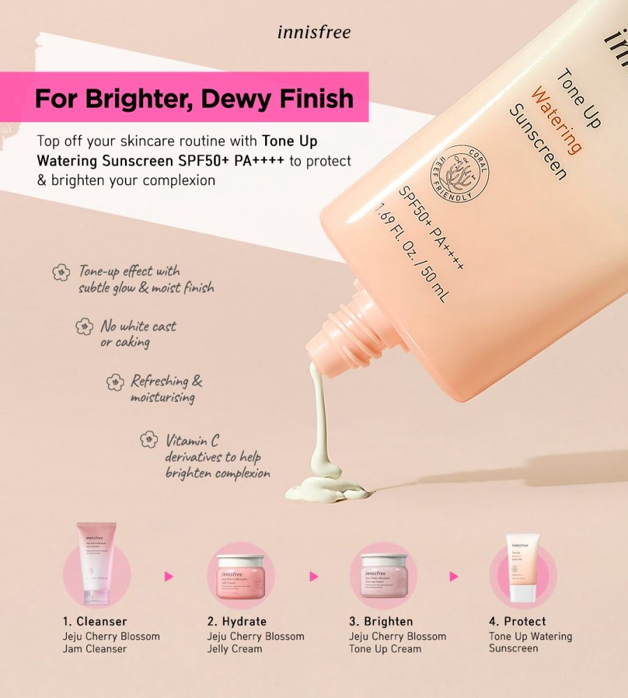 Innisfree Tone Up Watering Sunscreen