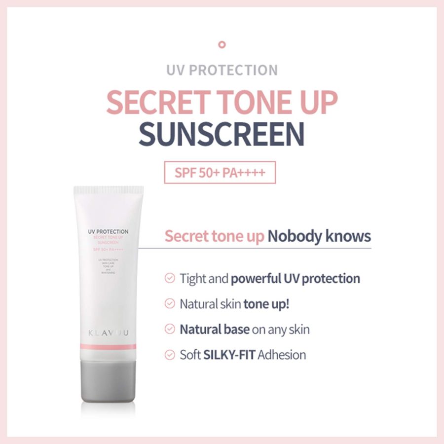 Klavuu UV Protection Secret Tone Up Sunscreen