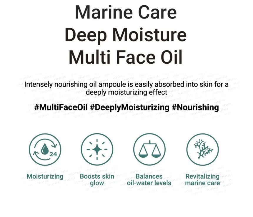Heimish Marine Care Deep Moisture Multi Face Oil
