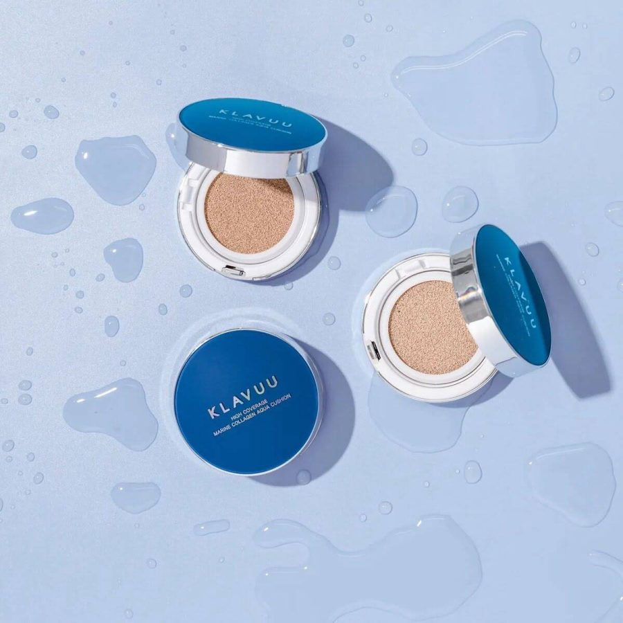 KLAVUU Blue Pearlsation High Coverage Marine Collagen Aqua Cushion
