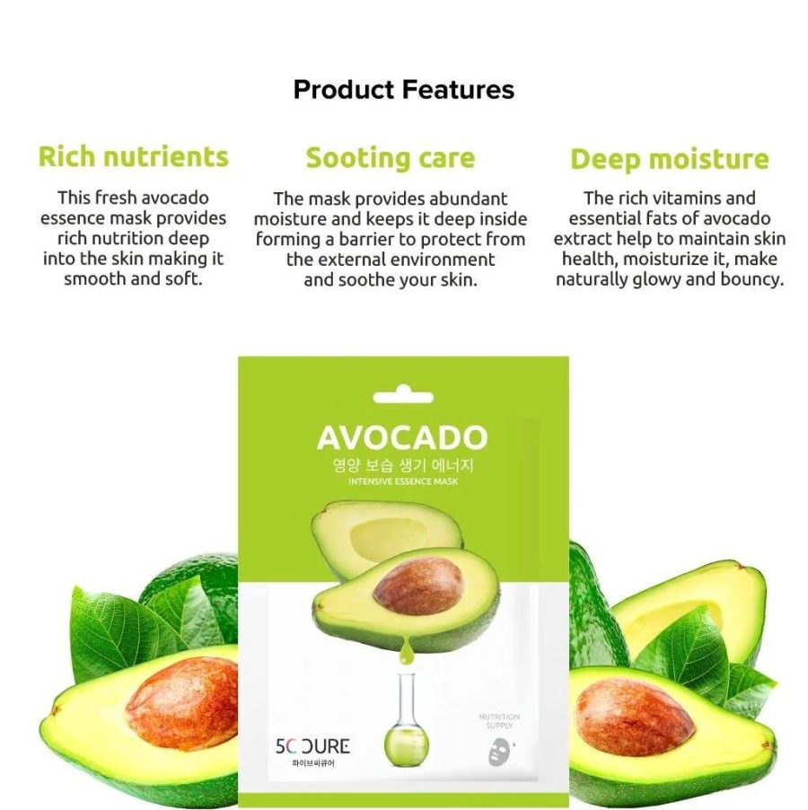 5C CURE Avocado Intensive Essence Mask