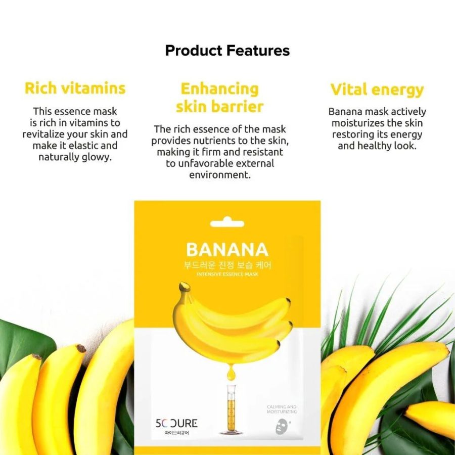 5C CURE Banana Intensive Essence Mask