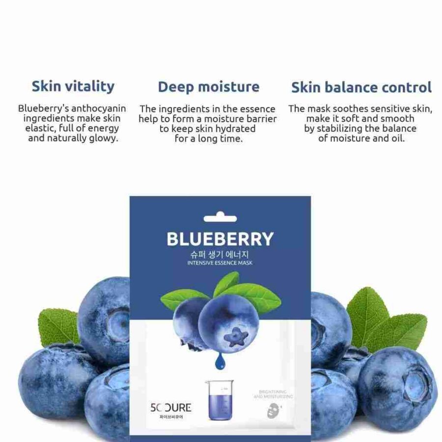 5C CURE Blueberry Intensive Essence Mask
