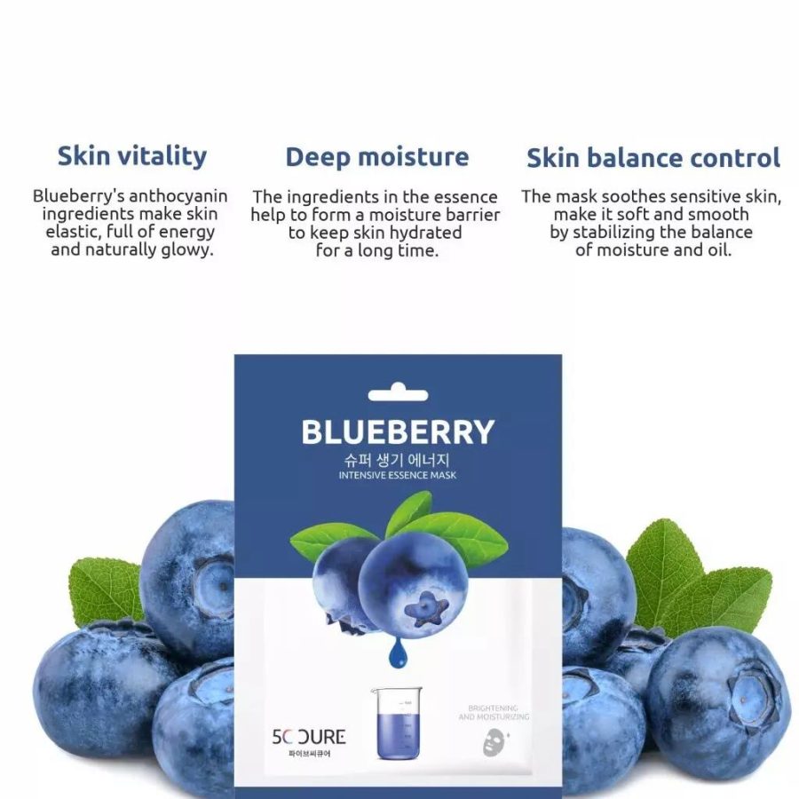 5C CURE Blueberry Intensive Essence Mask