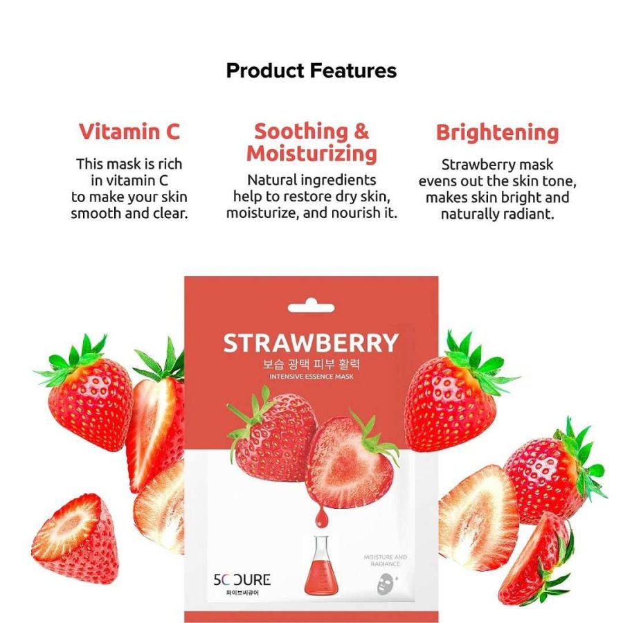 5C CURE Strawberry Intensive Essence Mask
