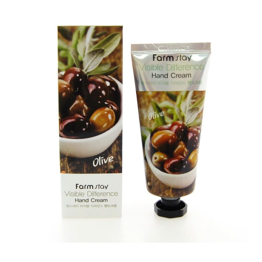 Farmstay Visible Difference Hand Cream Olive