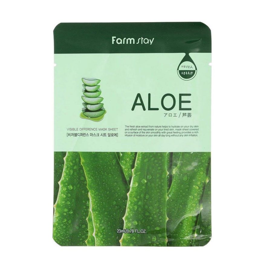 Farmstay Visible Difference Mask Sheet Aloe