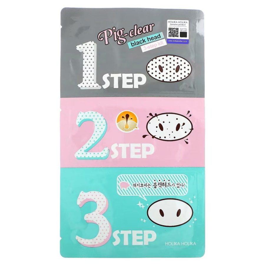 Holika Holika Pig Nose Clear Blackhead 3 Step Kit