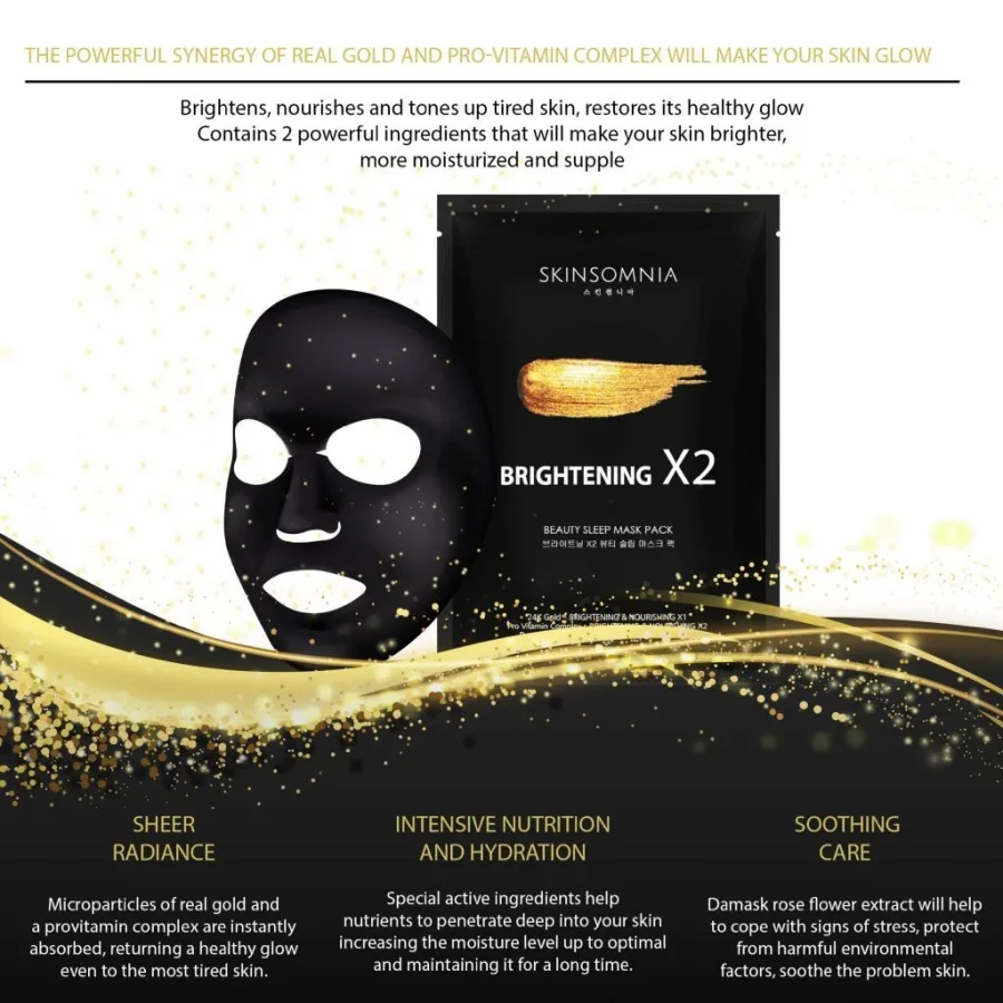 Skinsomnia Brightening X2 Beauty Sleep Mask Pack