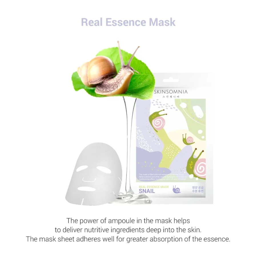 Skinsomnia Snail Real Essence Mask