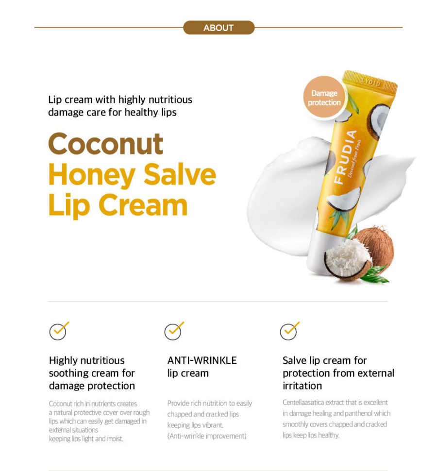 Frudia Coconut Honey Salve Lip Cream