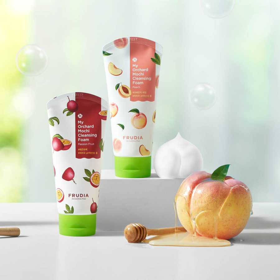 Frudia My Orchard Mochi Cleansing Foam Passion Fruit ad