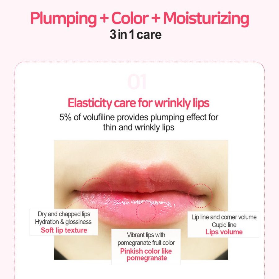 Frudia Pomegranate Honey 3in1 Lip Balm