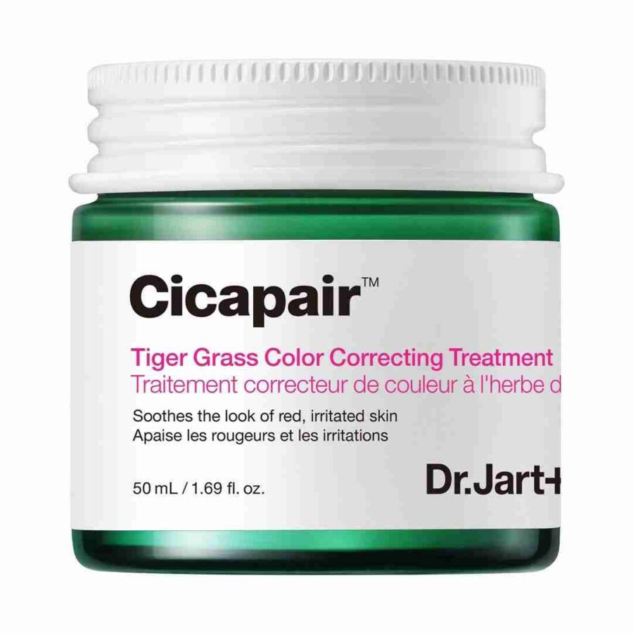 Dr. Jart+ Cicapair Tiger Grass Color Correcting Treatment Cream 50ml – beruhigende, grün getönte Gesichtscreme für empfindliche Haut, reduziert Rötungen und gleicht den Hautton aus.