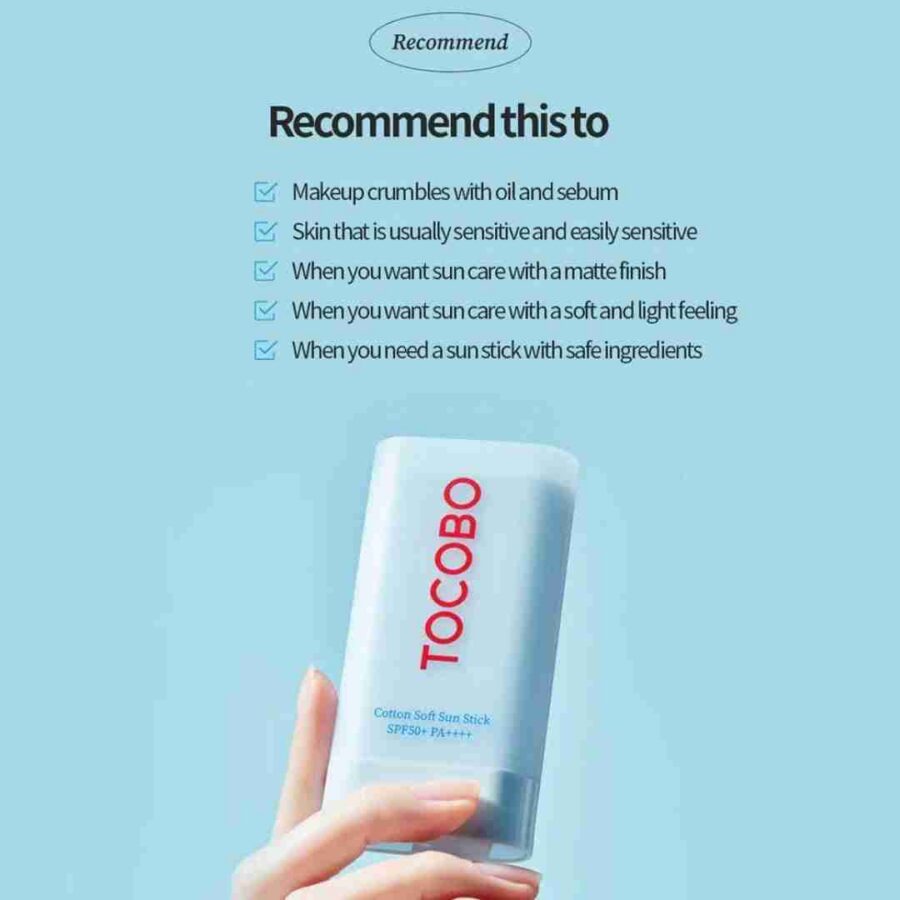 TOCOBO Cotton Soft Sun Stick
