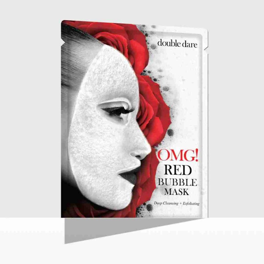 double dare OMG! Red Bubble Mask