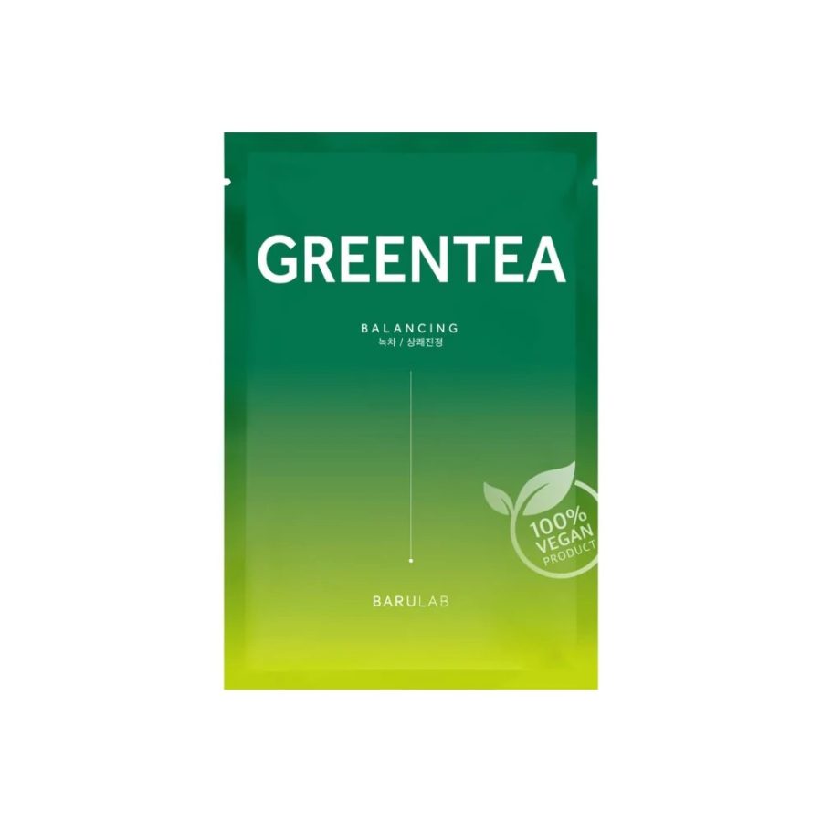 BARULAB The Clean Vegan GREENTEA Mask