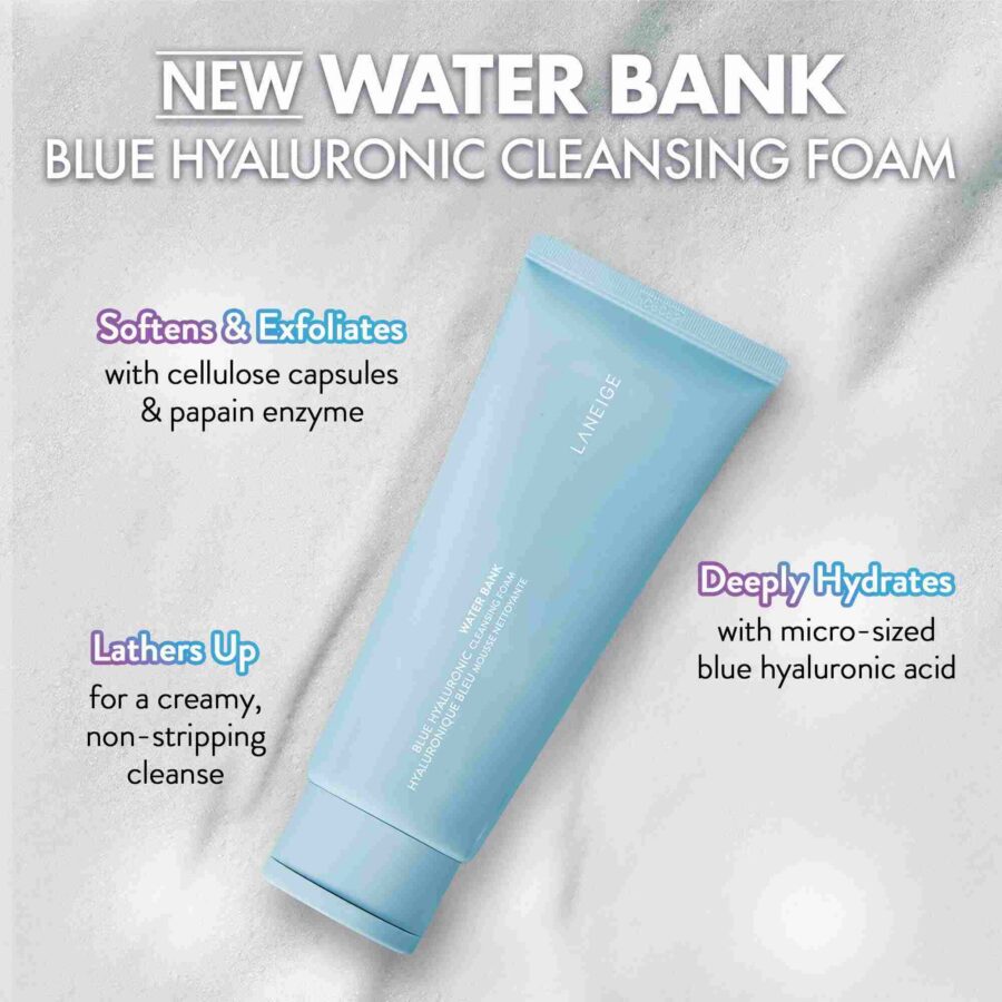 Laneige Water Bank Blue Hyaluronic Cleansing Foam