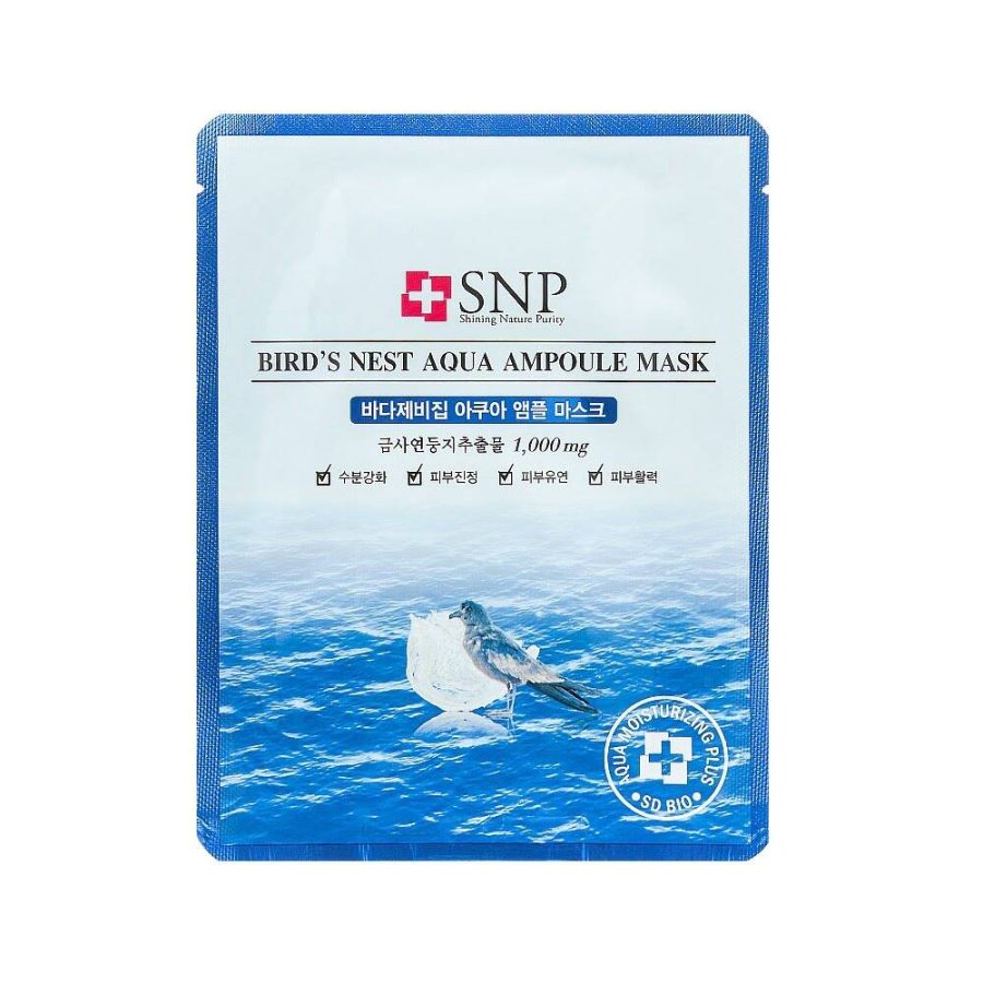 SNP Bird's Nest Aqua Ampoule Mask (1ea)
