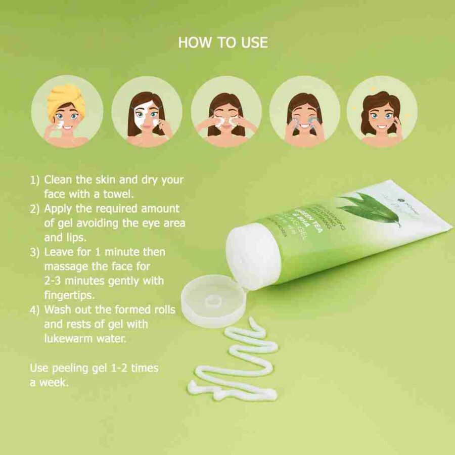 JKosmec All Bright Green Tea and BHA Basic Peeling Gel