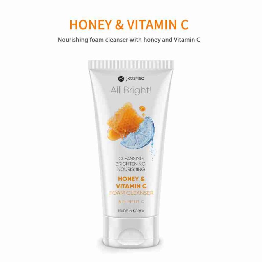 JKosmec All Bright Honey and Vitamin C Foam Cleanser