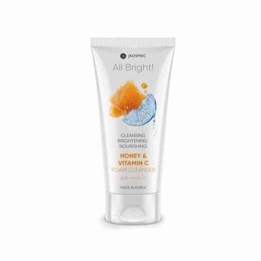 JKosmec All Bright Honey & Vitamin C Foam Cleanser – Reinigungsschaum