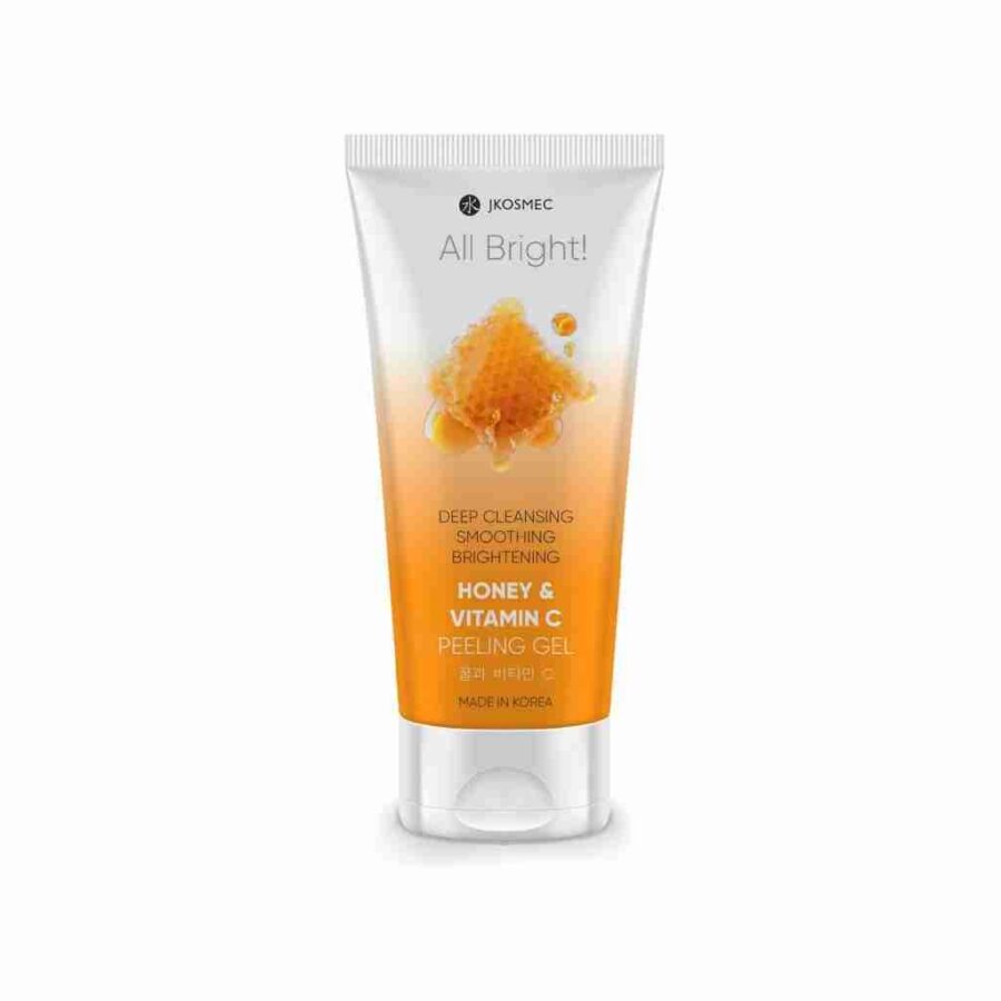 JKosmec All Bright Honey & Vitamin C Peeling Gel – Sanftes Peeling