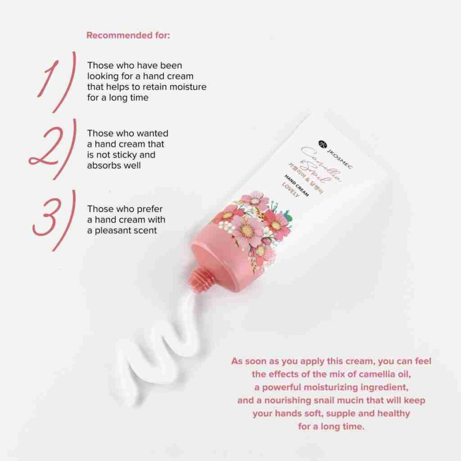 JKosmec Camellia and Snail Hand Cream
