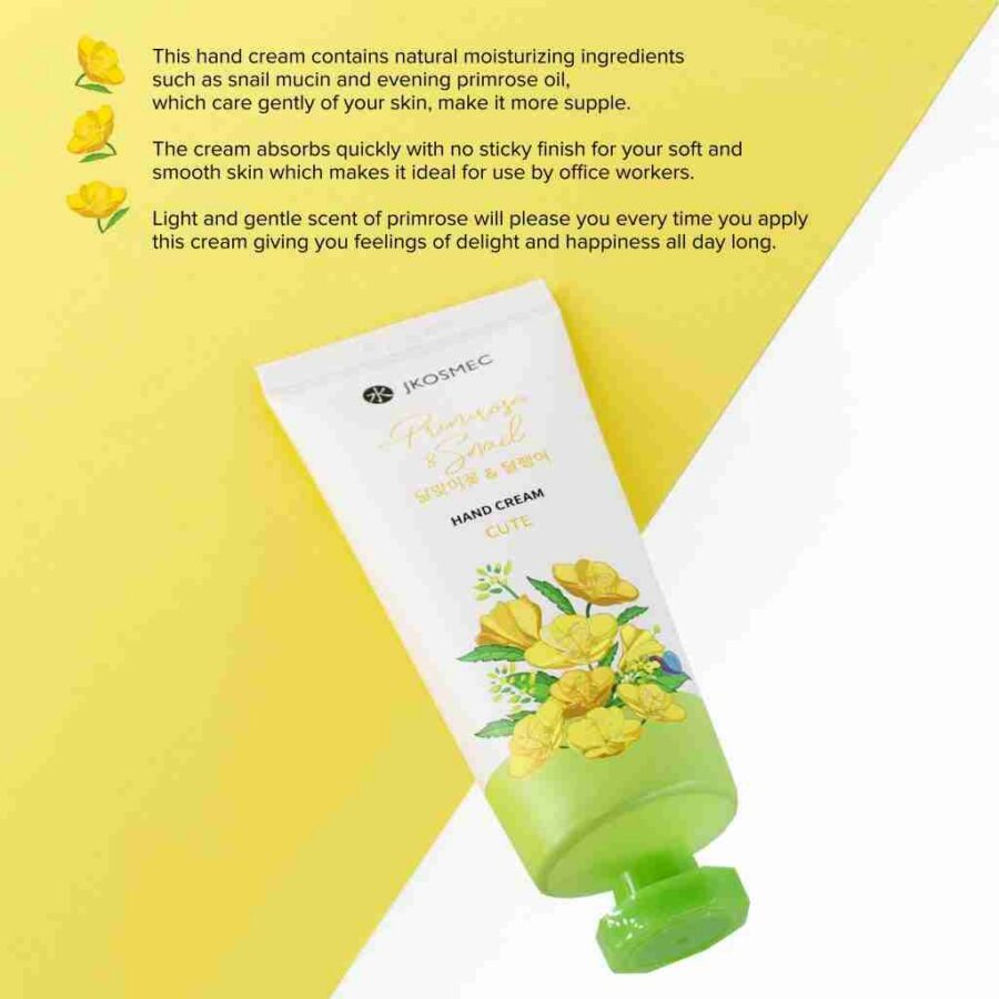 JKosmec Primrose and Snail Hand Cream
