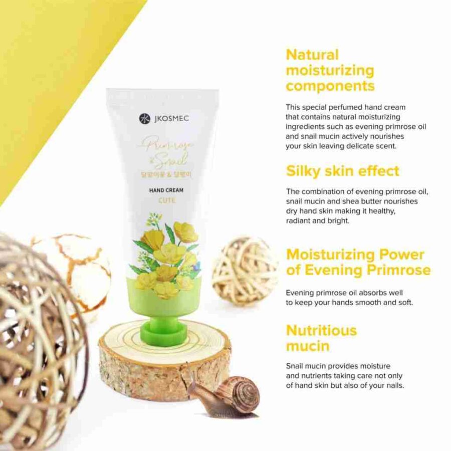 JKosmec Primrose and Snail Hand Cream