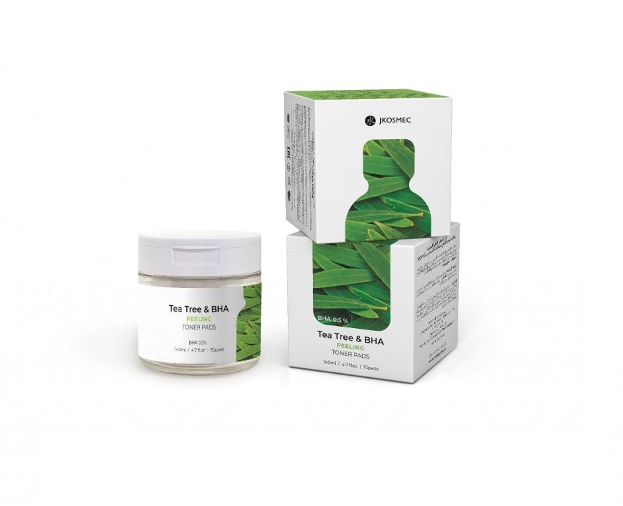 JKosmec Tea Tree and BHA Peeling Toner Pads