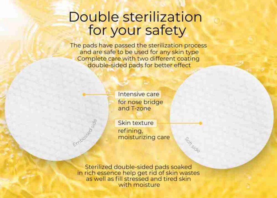 JKosmec Yuja and Vitamin C Hydrating Toner Pads