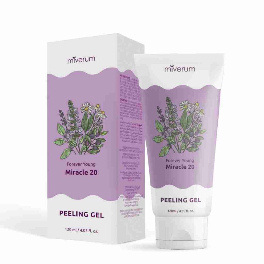 Miverum Miracle 20 Peeling Gel – sanftes Cellulose-Peeling mit 20 Pflanzenextrakten